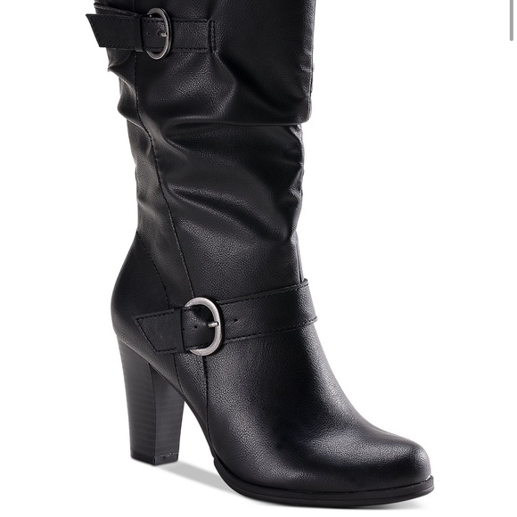 Style & co sachi block heel mid shaft boots - Picture 2 of 11